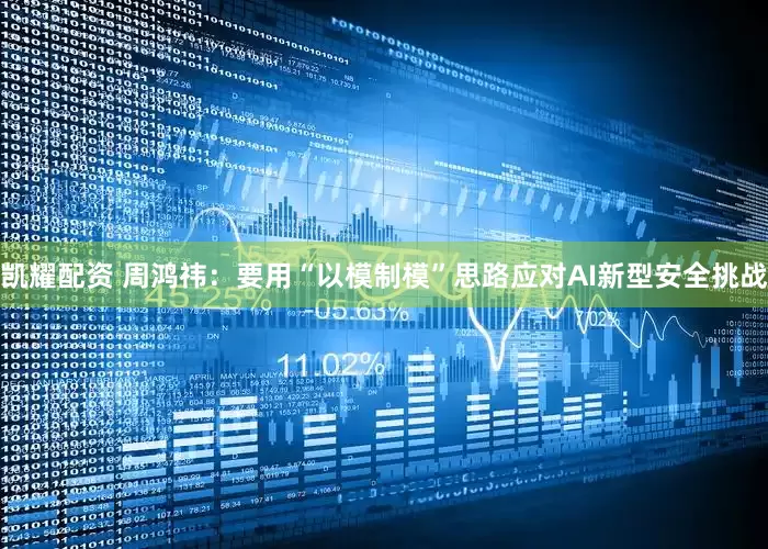 凯耀配资 周鸿祎：要用“以模制模”思路应对AI新型安全挑战