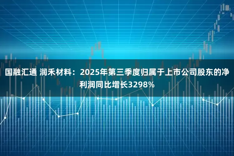 国融汇通 润禾材料：2025年第三季度归属于上市公司股东的净利润同比增长3298%